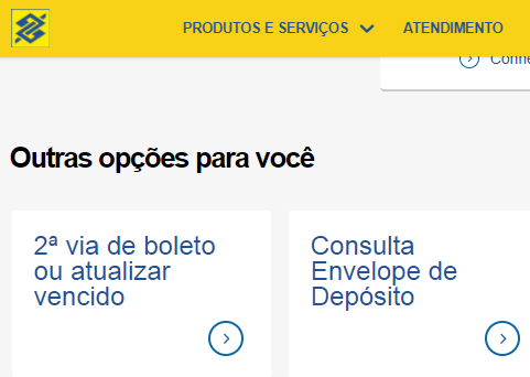 2 via boleto banco do brasil atualizar