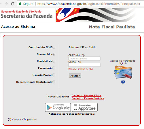 programa nota fiscal clipp store